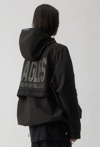 WEST COAST EAGLES - SHORT WINDBREAKER JACKET - BLACK