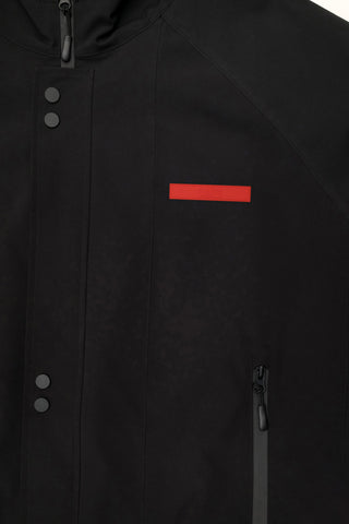 ST KILDA SAINTS - LONG WINDBREAKER JACKET - BLACK