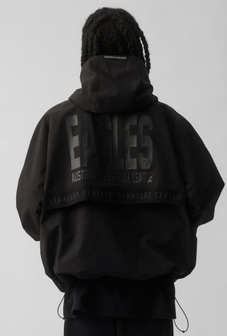 WEST COAST EAGLES - SHORT WINDBREAKER JACKET - BLACK