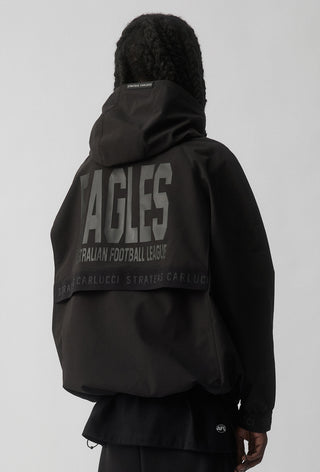 WEST COAST EAGLES - SHORT WINDBREAKER JACKET - BLACK