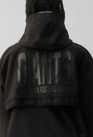 GWS GIANTS - SHORT WINDBREAKER JACKET - BLACK