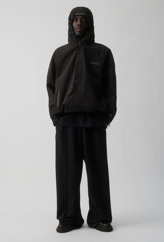 FREMANTLE DOCKERS - SHORT WINDBREAKER JACKET - BLACK