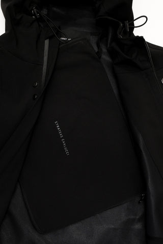 RICHMOND TIGERS - LONG WINDBREAKER JACKET - BLACK