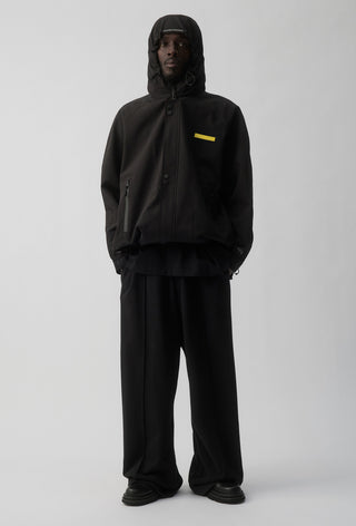 RICHMOND TIGERS - SHORT WINDBREAKER JACKET - BLACK