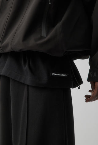 HAWTHORN HAWKS - SHORT WINDBREAKER JACKET - BLACK