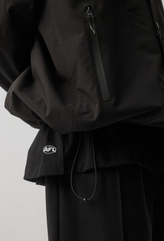 ST KILDA SAINTS - SHORT WINDBREAKER JACKET - BLACK