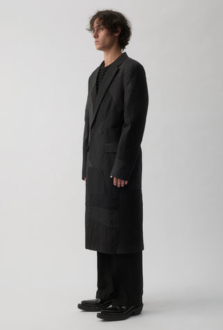 Re-Worn Surgical Coat - Charcoal Pinstripe