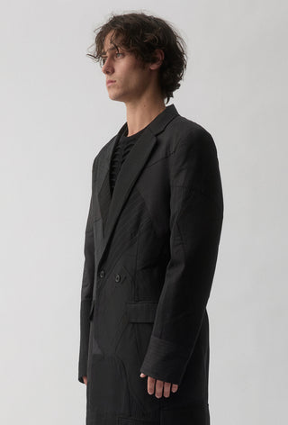 Re-Worn Surgical Coat - Charcoal Pinstripe