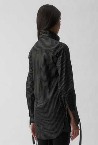 Gather Ammo Shirt - Black Pinstripe
