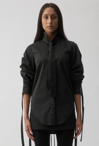 Gather Ammo Shirt - Black Pinstripe
