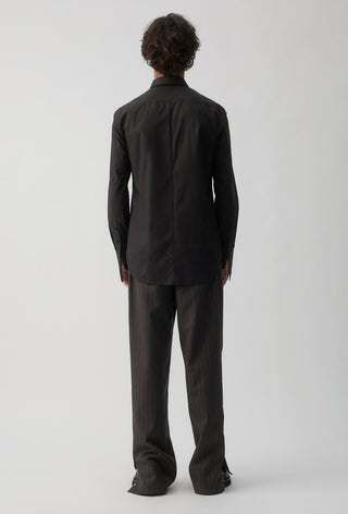 Proto Shirt with tie - Black