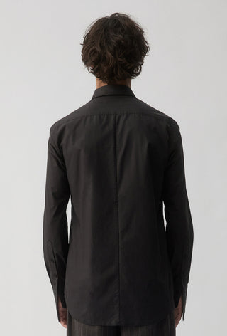 Proto Shirt with tie - Black