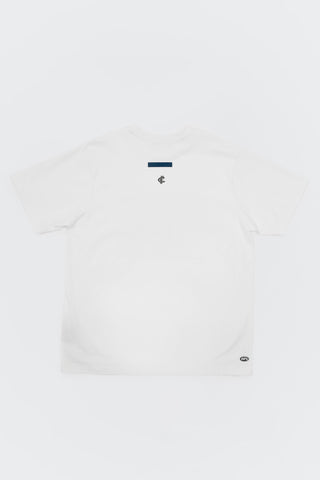CLUB T-SHIRT - CARLTON BLUES - WHITE