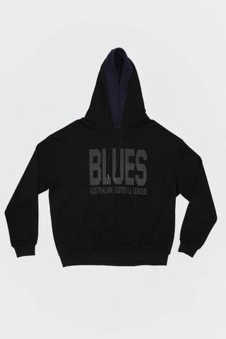 CLUB HOODIE - CARLTON BLUES - BLACK