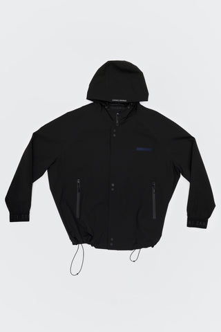 CARLTON BLUES - SHORT WINDBREAKER JACKET - BLACK