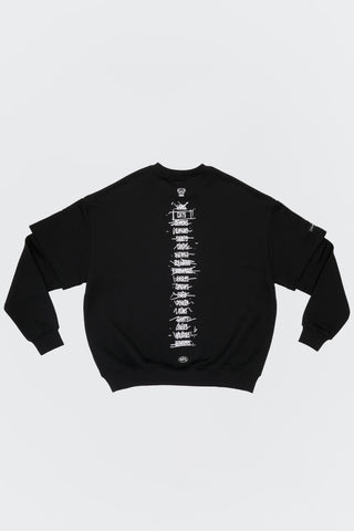 HIT LIST SWEATER - GEELONG CATS - BLACK