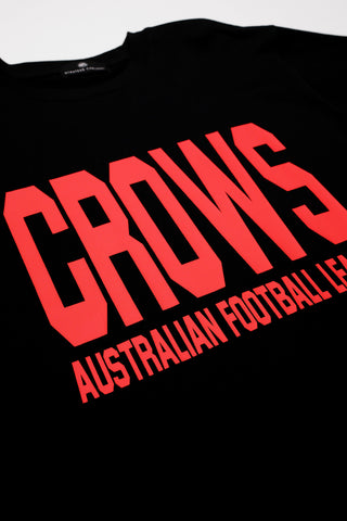 CLUB T-SHIRT - ADELAIDE CROWS - BLACK