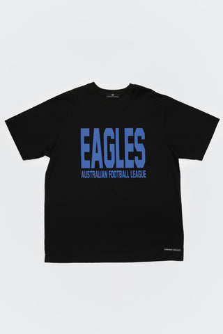 CLUB T-SHIRT - WEST COAST EAGLES - BLACK