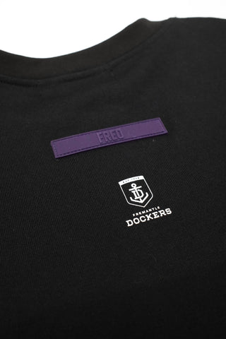 CLUB T-SHIRT - FREMANTLE DOCKERS - BLACK