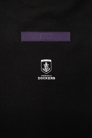CLUB T-SHIRT - FREMANTLE DOCKERS - BLACK