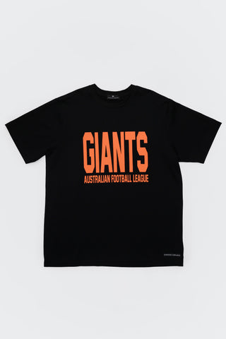 CLUB T-SHIRT - GWS GIANTS - BLACK