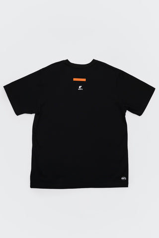 CLUB T-SHIRT - GWS GIANTS - BLACK