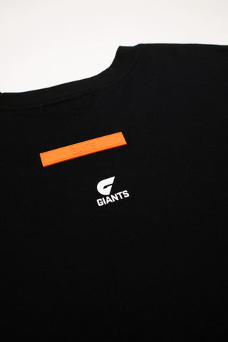 CLUB T-SHIRT - GWS GIANTS - BLACK