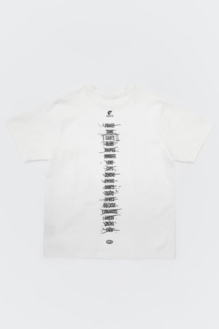 HIT LIST T-SHIRT - GWS GIANTS - WHITE
