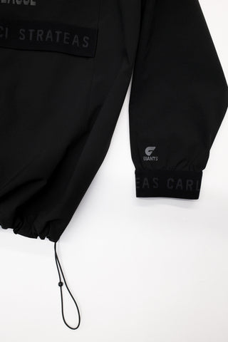 GWS GIANTS - SHORT WINDBREAKER JACKET - BLACK