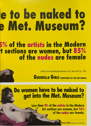 Guerrilla Girls The Art of Behaving Badly
