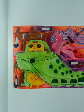 Katherine Bernhardt - Why is a mushroom growing in my shower?