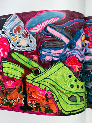 Katherine Bernhardt - Why is a mushroom growing in my shower?