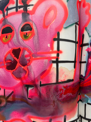 Katherine Bernhardt - Why is a mushroom growing in my shower?