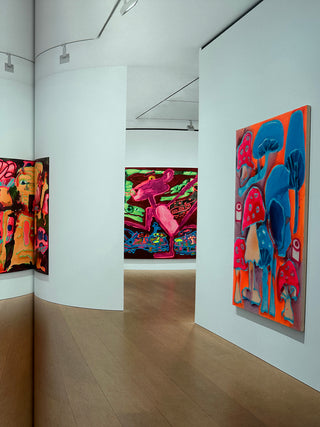 Katherine Bernhardt - Why is a mushroom growing in my shower?