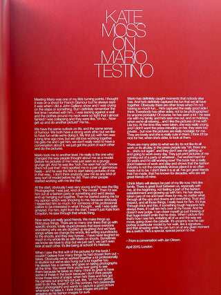 Kate Moss by Mario Testino