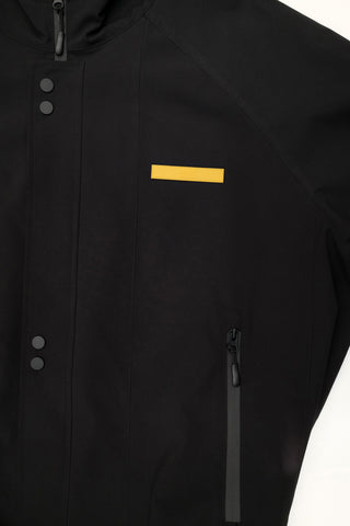 BRISBANE LIONS - SHORT WINDBREAKER JACKET - BLACK