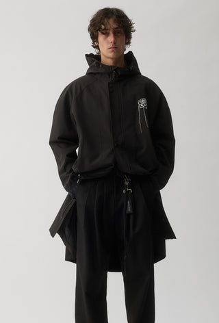 EXTENSION BOMBER JACKET - Black