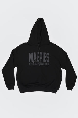 CLUB HOODIE - COLLINGWOOD MAGPIES - BLACK