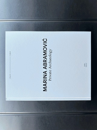 Marina Abramovic - Private Archaeology