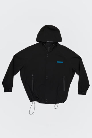 PORT ADELAIDE POWER - SHORT WINDBREAKER JACKET - BLACK