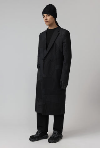Re-Worn Surgical Coat - Charcoal Pinstripe