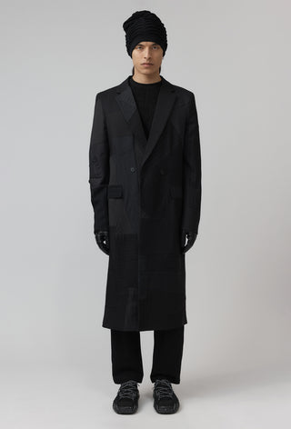 Re-Worn Surgical Coat - Charcoal Pinstripe