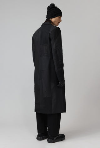 Re-Worn Surgical Coat - Charcoal Pinstripe