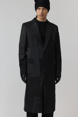 Re-Worn Surgical Coat - Charcoal Pinstripe