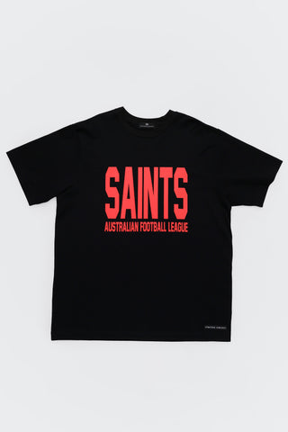 CLUB T-SHIRT - ST KILDA SAINTS - BLACK