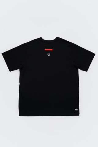 CLUB T-SHIRT - ST KILDA SAINTS - BLACK