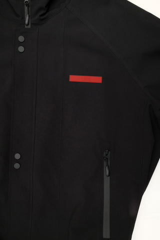 ST KILDA SAINTS - SHORT WINDBREAKER JACKET - BLACK