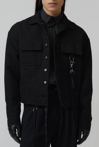 Macro Pocket Jacket - Black