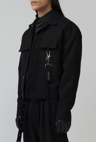 Macro Pocket Jacket - Black