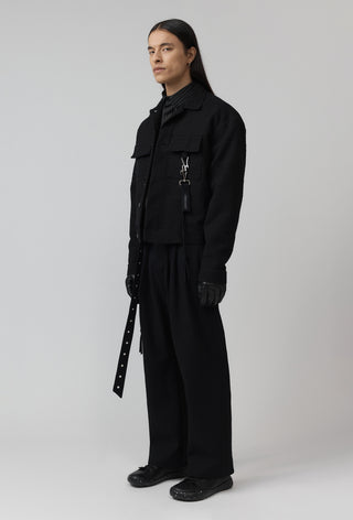 Macro Pocket Jacket - Black